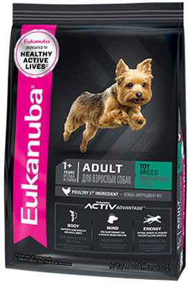 Eukanuba Adult Toy для собак миниатюрных пород весом до 4 кг